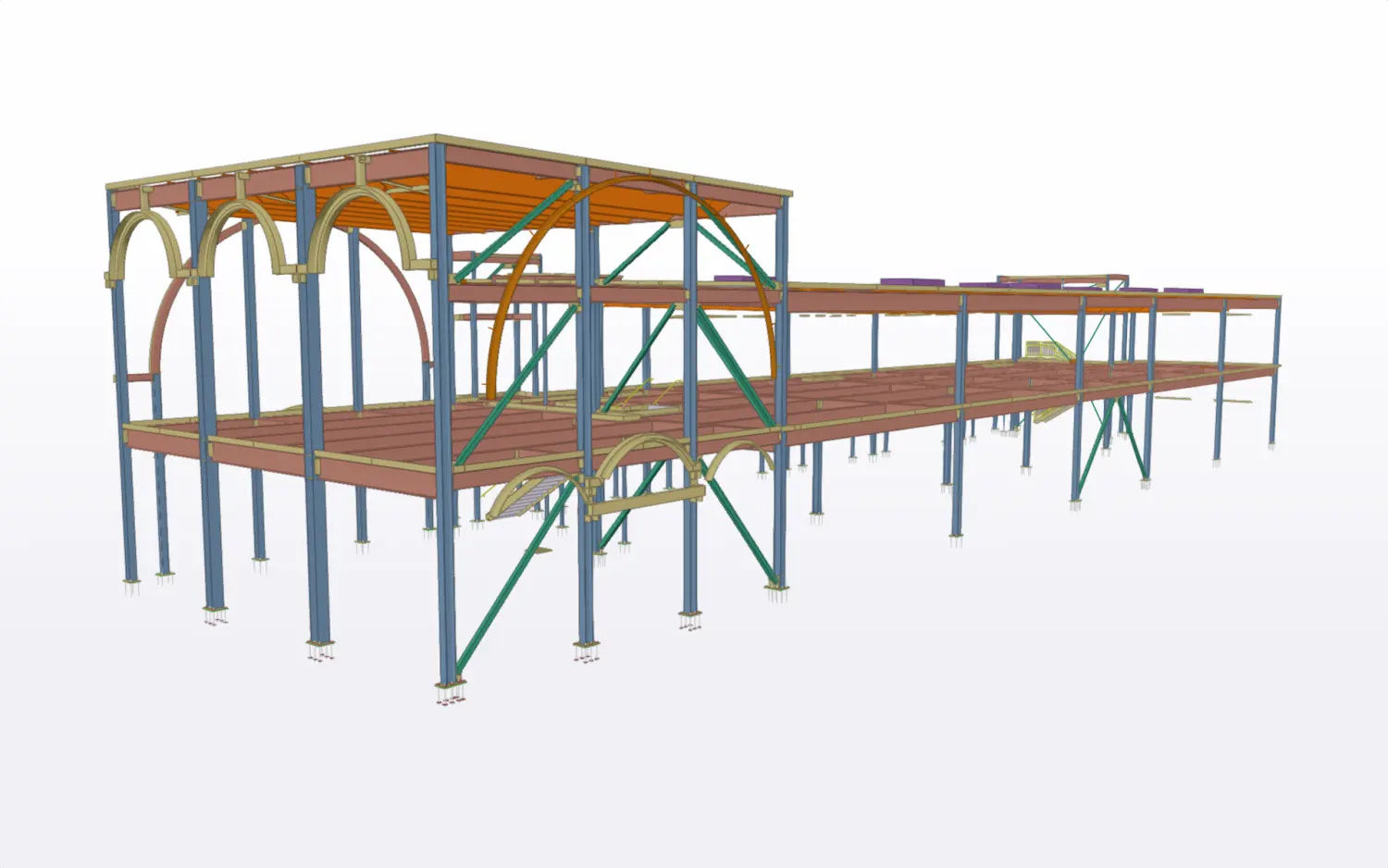 Kings Crossing structural steel coordination model