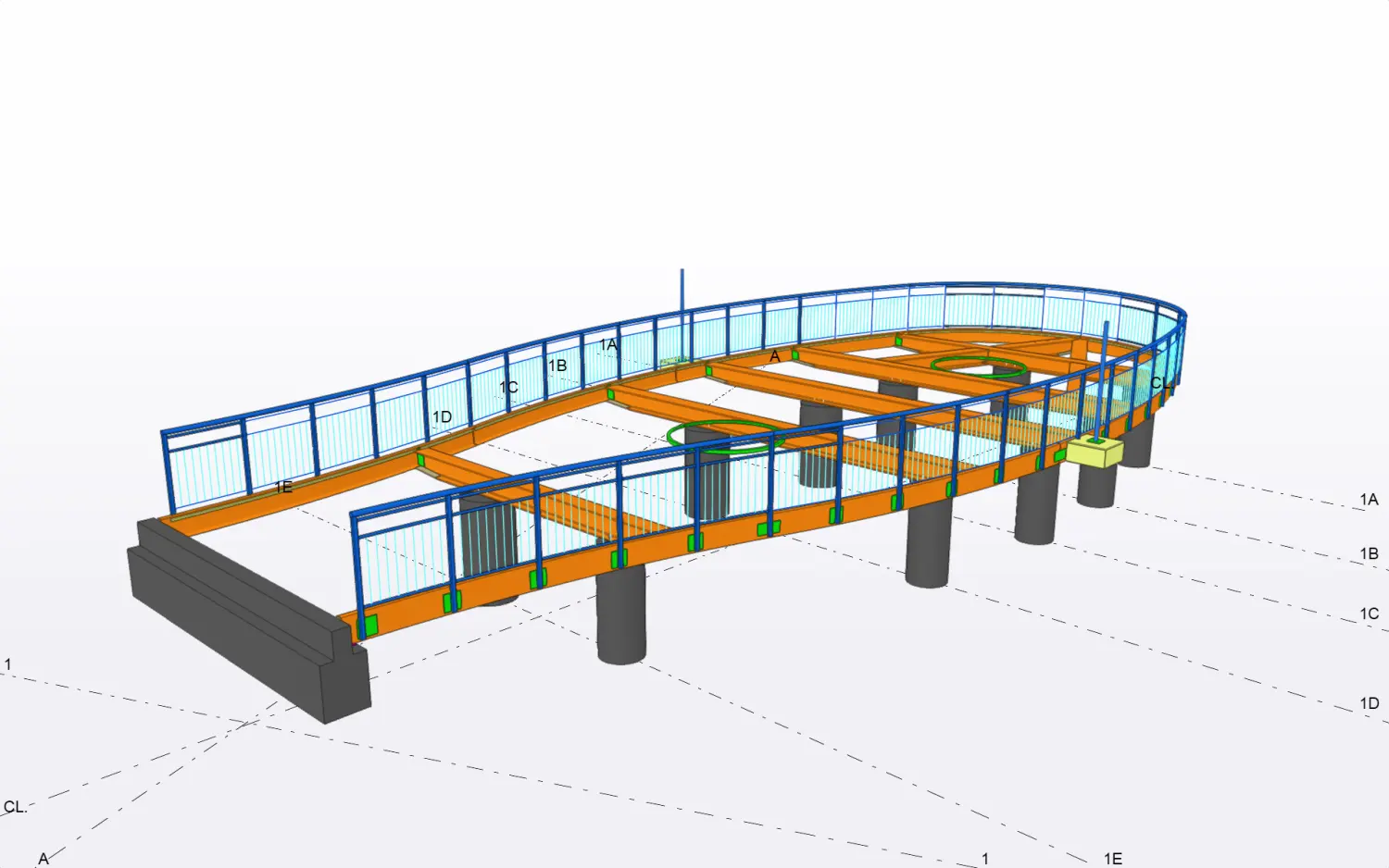 Olive Street Park — model view 8