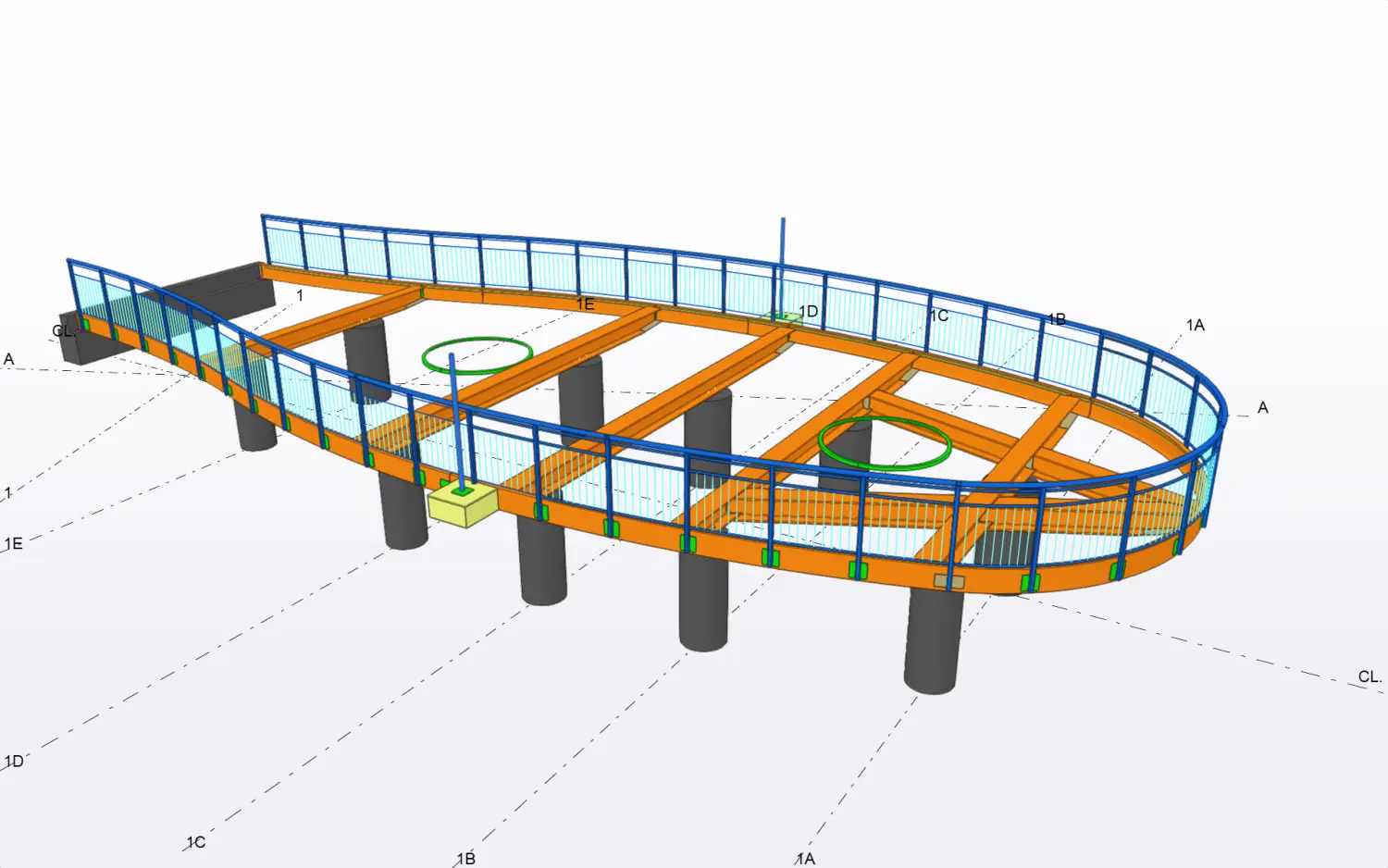 Olive Street Park — model view 11