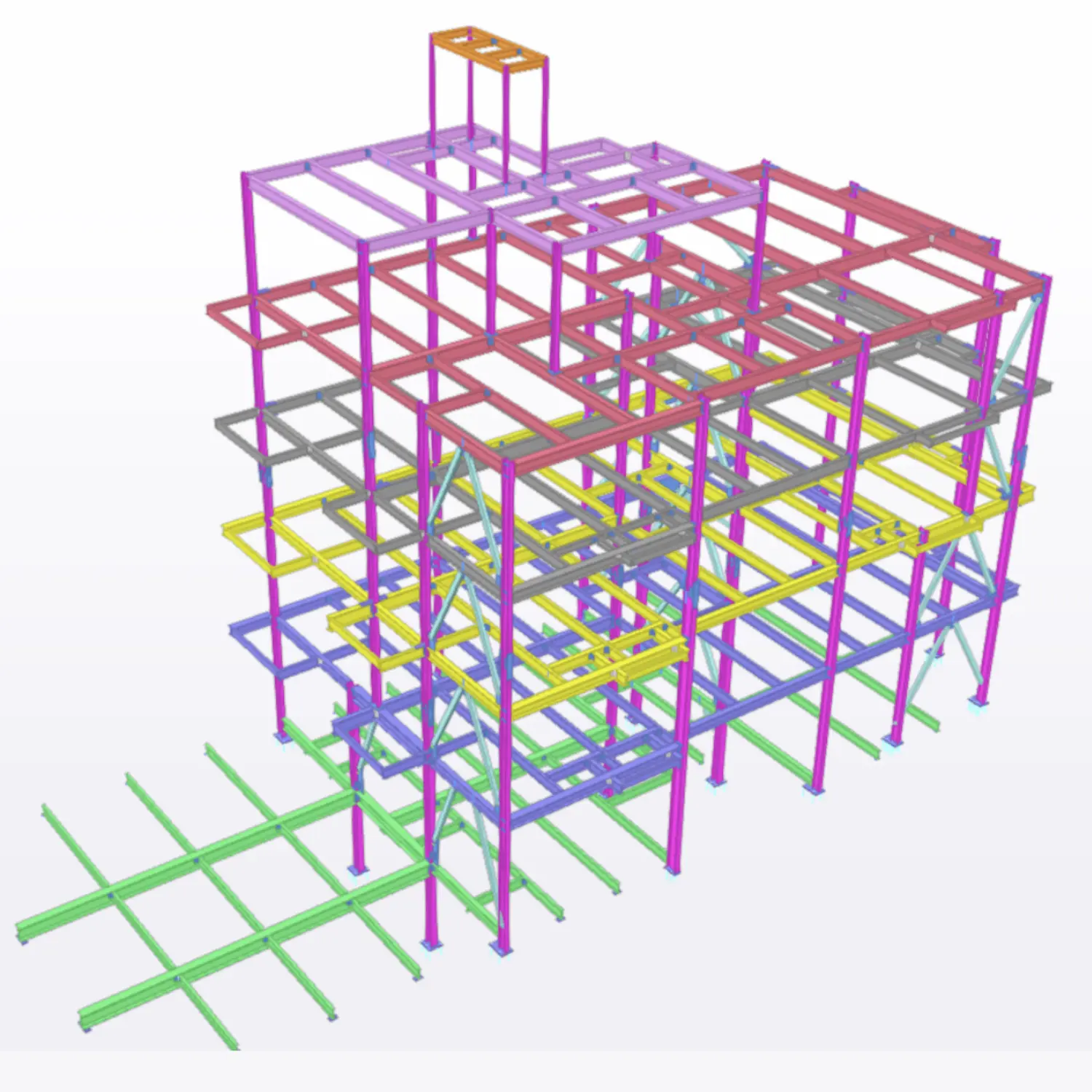 Tilden Avenue Midrise — model view 16
